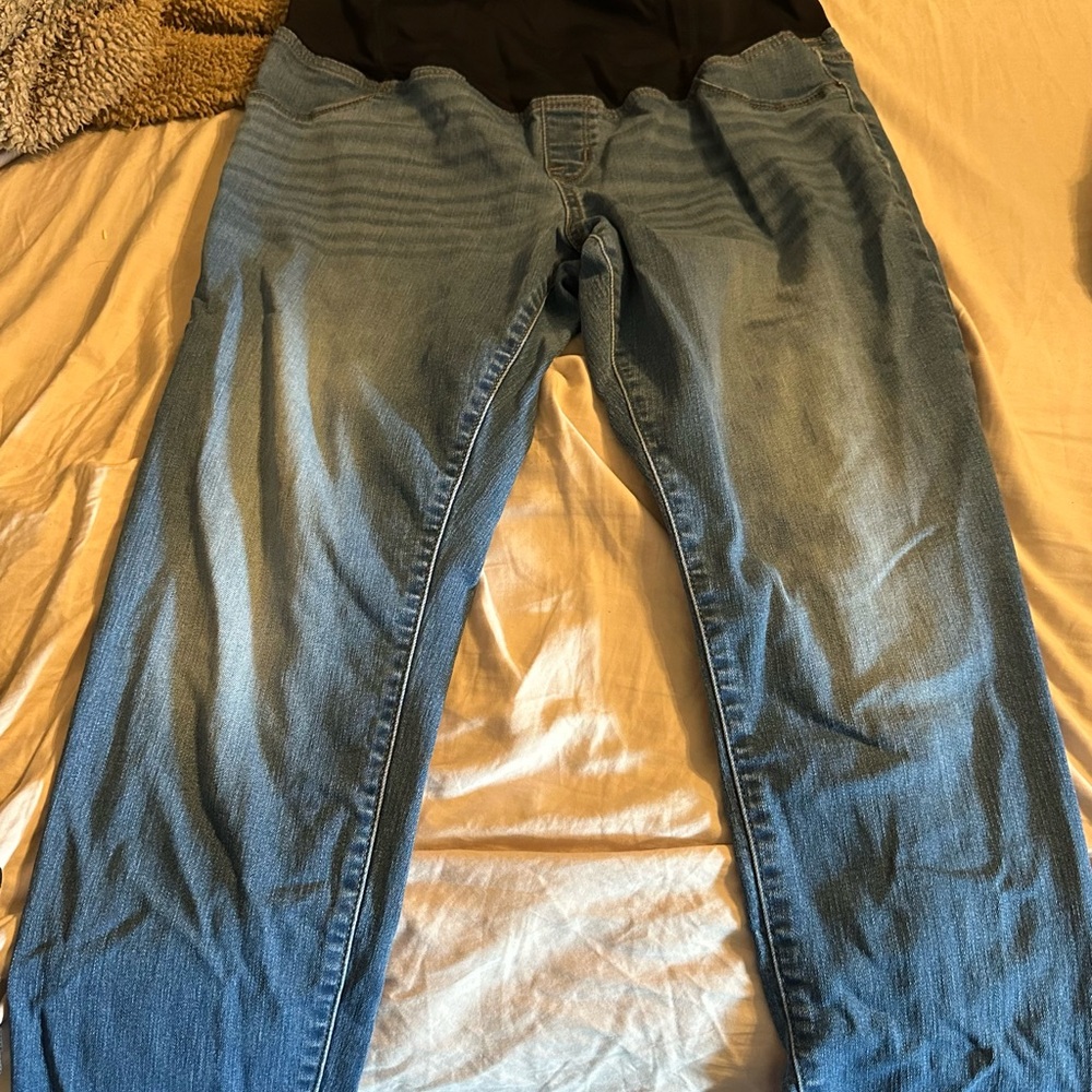 Isabel Maternity by Ingrid & Isabel Blue Maternity Jeggings